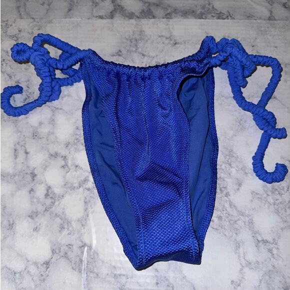 Aerie-Swimwear-Bottom-Blue-Large-Cheekiest - Picture 1 of 4